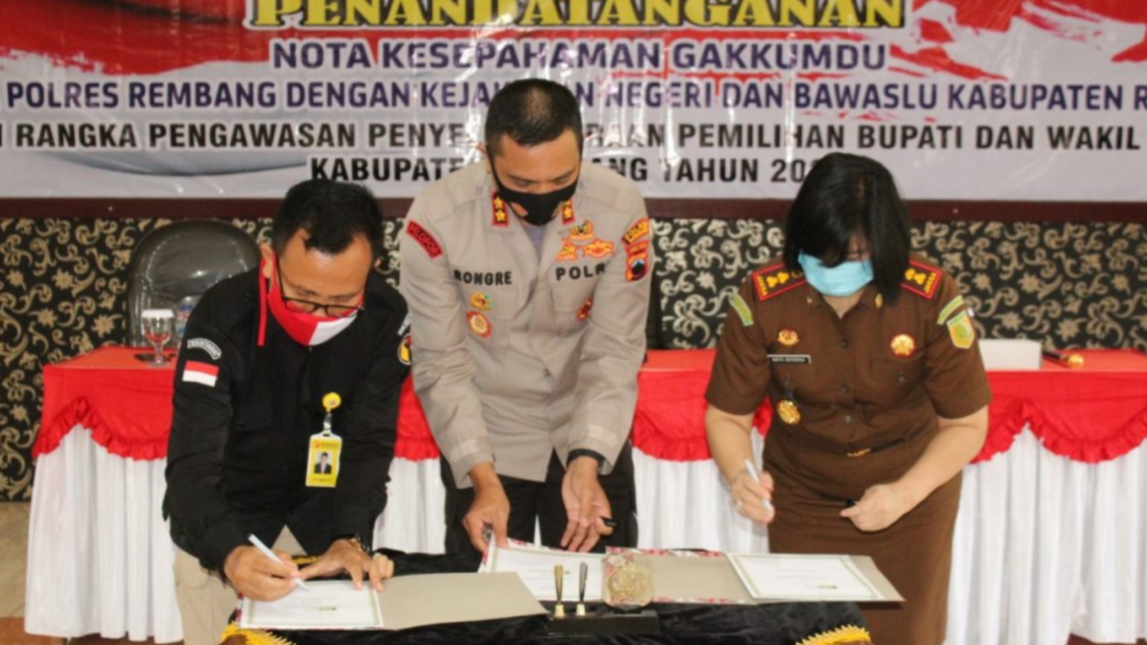 Tiga Lembaga Siap Sinergi Tangani Tindak Pidana Pemilihan