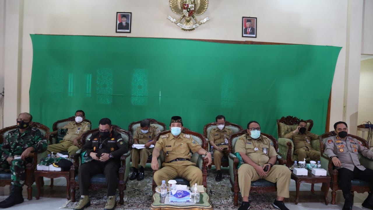 Rakor Penanganan Covid 19 di Provinsi Jateng