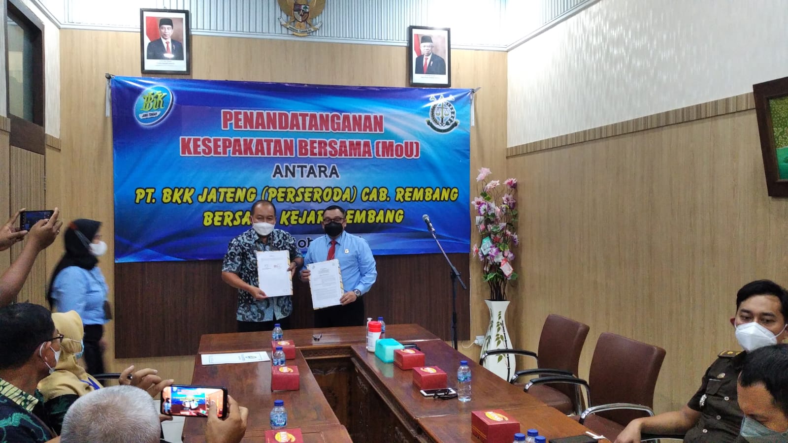 Kerja Sama Antara Kejari Rembang Dan PT BKK Jateng Cabang Rembang