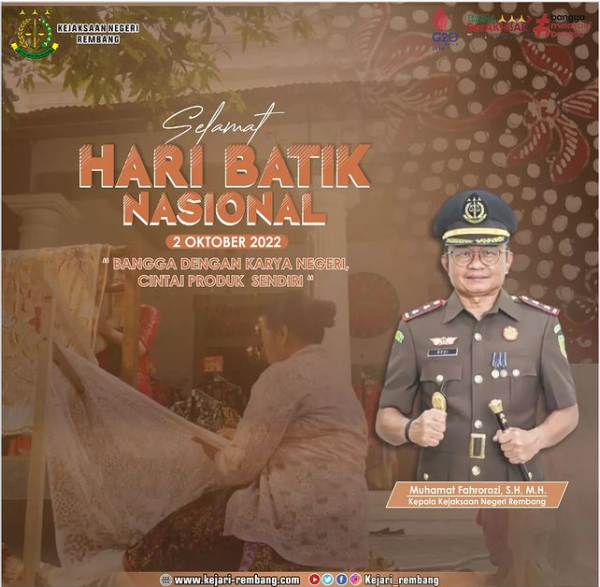 Selamat Hari Batik Nasional (02 Oktober 2022)