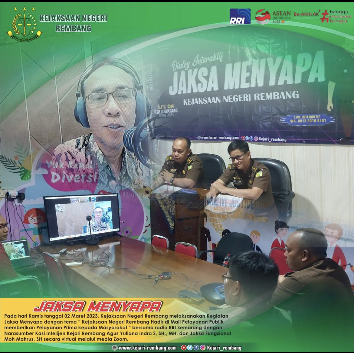Pelayanan Hukum pada Kejari Rembang All Out”, Apa Maksudnya